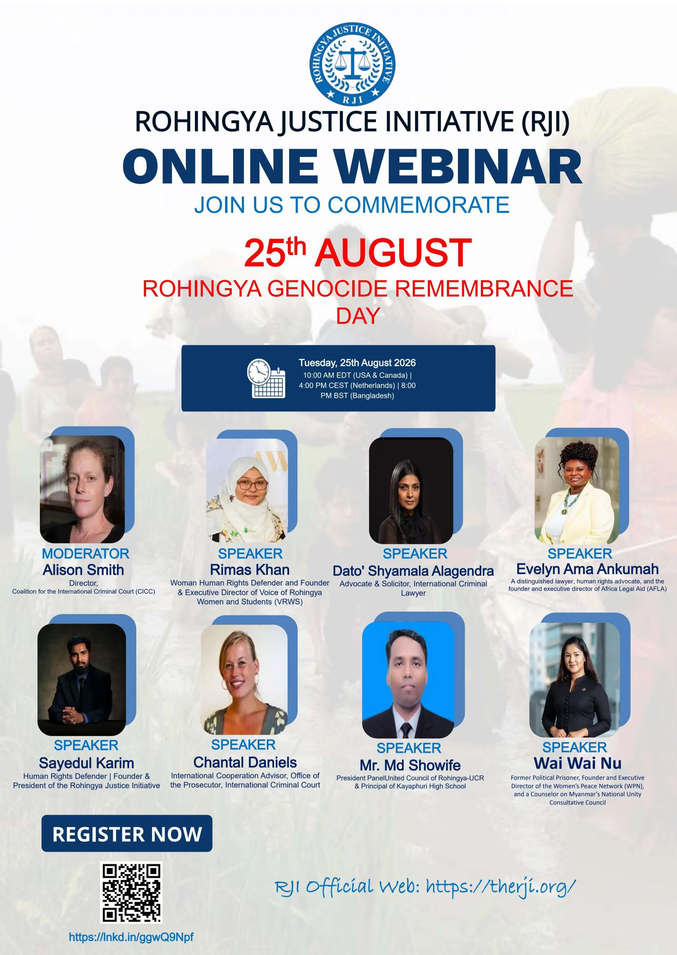 9 years of suffering of the Rohingya survivors: 25 August Rohingya Genocide Remembrance Day